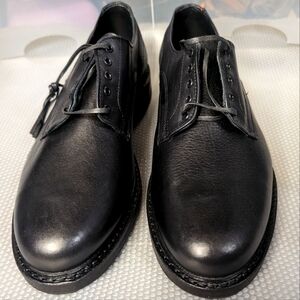 Allen‎ Edmonds Cyrus NWOT 8.5 black leather classic lace up oxford shoes